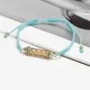 Link Chain Card Zircon Enamel Connector Bracelet For Women Girls Fashion Jewelry Accessories Gift Adjustable Cord Chain Bracelet 2022 G230208