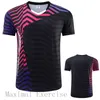 Survêtements pour hommes Hommes Femmes Tennis T-shirt Dégradé Couleur Séchage rapide T-shirts Fille Badminton Tennis de table Vêtements Homme Athletic Tops Tee 230208