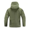 Herenjacks Tactische fleece jas Militair uniform Soft Shell Casual Hooded Jacket Men Thermal Army Clothing 230208