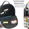 Rugzak klassieke eenvoudige vrouwen heren canvas backpacks schooltas voor tienersmeisjes boycartoon auto's laptop terug pack reizen