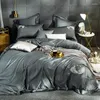 Bedding Sets 2023 Cotton Classic European Style Luxury Set .Duvet Cover Bed Sheet Linen Pillowcases. Jazz Gray