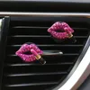 장식용 작은 입술 향수 장식 아울렛 클립 에어 계급 내부 아로마 디퓨저 액세서리 핑크 자동차 0209