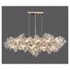 Pendant Lamps Postmodern Light Luxury Creative Dining Room Glass Chandelier Personality Simple Designer Living Study Drop Delivery L Dhdpa