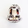 Male Chastity Devices Stainless Steel Cock Cage For Men Metal Belt Penis Ring Sex Toys Cock Lock Bondage Adult Products