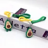 Avokado Anahtarlık Sevimli Yaratıcı Schoolbag Anahtarlık Çanta Silikon Oyuncak Kolye Hediye