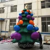 Décorations de Noël Arbre gonflable extérieur 5m de hauteur Énorme modèle d'arbre de Noël soufflé à l'air avec ornements pour la décoration de la maison