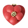 Plates Heart Shaped Dried Fruit Plate Nut Storage Box Home Living Room Coffee Table Snack Year Rotating Candy