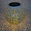 Lawn Lamps Creative Hollow Ball Solar LED Lantern Light Classic Texture Delicate Design Practical Garden Yard Pathway Lighting Lamp