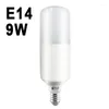 1PCS 5W 7W 9W 12W LED Cylindryczna żarówka kukurydzy E27 E14 220V-240V Lampa Dekoracja Dekoracja żyrandola światła świecy