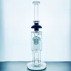 Beautiful thick and stable glass hookah, 13-inch with tree perc and built-in diffuser 18mm connector gb333