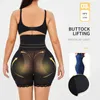 Intimo modellante da donna Donna 2 Mutandine imbottite in spugna BuLifter Shapewear Mutandine Tummy Control Body Shaper Hip Enhancer Pantaloni più brevi senza cuciture