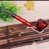 La nouvelle tige de tuyau en bambou d'acajou, boîte-cadeau créative, tuyau en bois de santal rouge