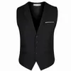 Mens Vests Arrival Dress For Men Slim Fit Suit Vest Male Waistcoat Gilet Homme Casual Sleeveless Formal Business Jacket 230209