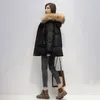 Kvinnors trenchrockar Fashion Classic Down With Furry Collar Urban Women Casual pendling Kort bomull Autumn Whett tjocka utgifter