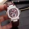 Classic Man Watch Automatyczny ruch biznesowy zegarki ze zegarki ze stali nierog nierdzewne zegarki skórzane pasek 009-2241g