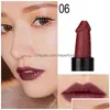 Lipstick 6Colors Mushroom Pecker Penis Willy Shaped Lip Hens Night Party Makeups Long Lasting Matte Drop Delivery Health Be Beauty M Dhu5D