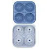 Bar Products Ball Ice Cube Mould Football Basketball Reusable Silicone Flexible Ice Maker Perfect for Whiskey Cocktail