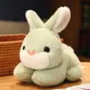 Commercio all'ingrosso del regalo della bambola del coniglio bianco sveglio creativo della bambola della peluche del coniglio di risaia di simulazione