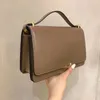 أكياس الكتف 2023 New C-button Flap Bandit 24 One One Houtgher Messenger Bage Leather Square Square Square for Women