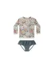 s Sommer Mädchen Bademode Sets für Kinder Kleinkind Mode Druck Bikini Baby Badeanzüge Urlaub Strand Kleidung Marke Swim 230208