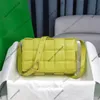 7a de alta qualidade bolsas de grife feminino de luxo saco de saco de periquito verde crossbod ombro bolsa de ombro tecido genuíno de couro de luxo de luxo 26 cm bolsas de grife bolsas