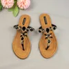 Sandalen Gladiator Sandalen für Frau Sommer 2022 Strandurlaub Damen Flip Flops Große Größe Flache Absätze Schöne Kristall Damenschuhe T230208