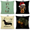 Pillow /Decorative Dachshund Print Cover Dog Home Decorative Pillows Case 45x45cm DWG015/Decorative