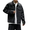 Herrjackor 2023 hål retro motorcyle jeans rock mode streetwear bomber jacka herr casual denim rockar 4xl