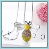 Pendant Necklaces Chokers Gold Sier Color Necklace Luxury Jewelry Animal Bee Drop Delivery Pendants Dhfbs