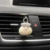 Interior Decorations Car freshener air outlet alloy pearl bag aromatherapy perfume clip auto diffuser car interior accessories 0209