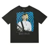 Herren T-Shirts Frog Drift Streetwear Kurt Donald Cobain Rock Vintage Mode Sommer Übergroße Grafik Lose T-Shirt T-Shirt T-Shirt Herren Homme T230209