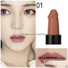 Lipstick 6Colors Mushroom Pecker Penis Willy Shaped Lip Hens Night Party Makeups Long Lasting Matte Drop Delivery Health Be Beauty M Dhu5D