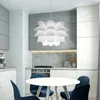 DIY Lotus Flower Home Decor LED Ceiling Pendant Lights Office Hotel Bar Hanging Lamp E27 lighting Fixtures 0209