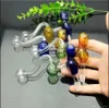 Glass Smoking Pipe Water Hookah Classic colored beauty football glass saucepan