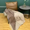 Couvertures à points de chameau h Sofa de maison épais Bonne couverture coussin de caille