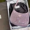 Дамская дизайнерская сумка Cleo Series Bag Classic Women Fashion Fashion Half Moon Sudbag 2022 Lady Crystal Sucklising Сумки для плеч