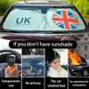 Auto Tenda Da Sole Della Copertura Della Protezione Parabrezza Visiera Parasole Union Jack UK Flag Per Mini Cooper One S R50 R53 R56 R60 F55 F56 R58 R59