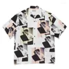 Men's Casual Shirts 1:1 Retro Women Oversize Summer Tops WACKO MARIA Men Hawaiian Shirt