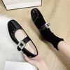 Dress Shoes Luxury Brand Flat Womens Loafers Fashion Style Mary Jane Female Dating Ballet 230208