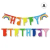 Party Decorations Ins Ins Kids Birthday Birthday Garland Cute Bear Banner Decorations Woodland Tree Flag Rainbowparty