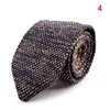 Corbatas de lazo para hombre, corbata de ganchillo de punto clásica, 7cm para boda, fiesta, negocios J55