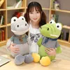 Animais de pelúcia recheados de desenho animado de desenho animado 30-70cm Kawaii Alligator Doll Toy para crianças Presentes de aniversário para bebês