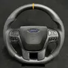 Ford Raptor LED ekran arabası tekerleği için uyumlu% 100 karbon fiber direksiyon simidi