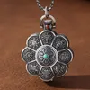 Ketens lotus gunstige acht schatten zeskarakter mantra gawu box hanger mannelijke persoonlijkheid amulet ketting femalechains