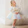 Mädchenkleider, glitzerndes Ballkleid, exquisites Kleid, Hochzeit, Party, Kindergeburtstag, Mädchenzeremoniell für Kinder