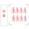 False Nails 24Pcs Ballet Solid And Chip-Proof For Girls Engagement Hand Makeup