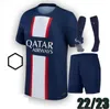 2023 2024 Paris Mbappe Soccer Jerseys Maillot de Foot Marquinhos verratti четвертый 22 23 24 Sergio Ramos 4th Psgs Hommes Enfant