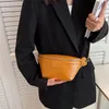 Waist Bags Fashion Women Chest Solid Leather Crossbody Luxury Designer For Female Handbags Belt 230208