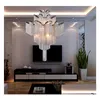 Pendant Lamps Modern Luxury Lights El Hall Castle Stair Chain Fringed Hanging Light Home Dining Room Decoration Drop Delivery Lighti Dhzus