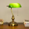 Tafellampen Chinees vintage retro banklamp ijzer kunst decor studie klassieke bureau lichten kantoor slaapkamer bedkamer bedachtige achtergrond bar koffie